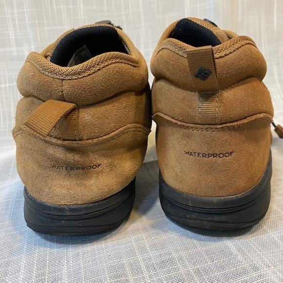 Columbia Waterproof Camel Brown Ankle Winter Boots Mens Size 7 main image 6